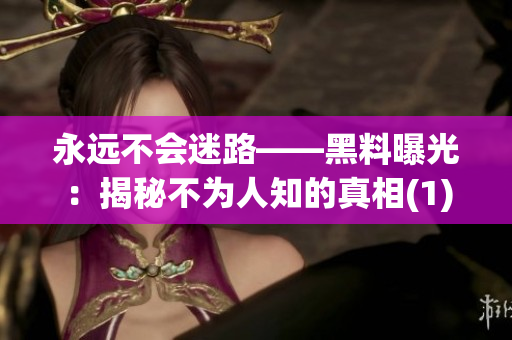 永遠不會迷路——黑料曝光：揭秘不為人知的真相(1)
