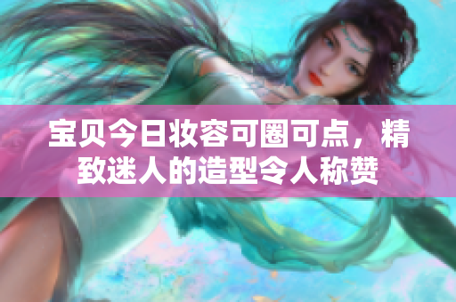 寶貝今日妝容可圈可點，精致迷人的造型令人稱贊