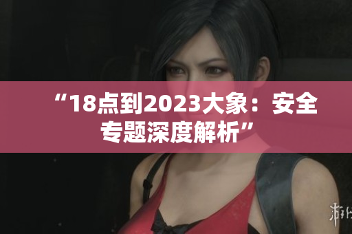 “18點到2023大象：安全專題深度解析”