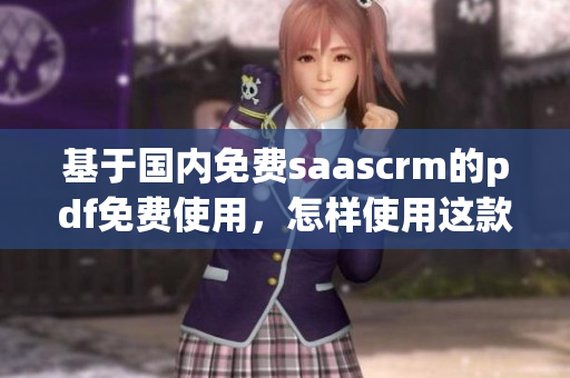 基于國內(nèi)免費saascrm的pdf免費使用，怎樣使用這款工具？(1)