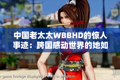 中國老太太WBBHD的驚人事跡：跨國感動世界的她如何化身英雄？