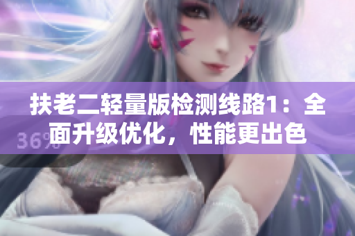 扶老二輕量版檢測線路1：全面升級優(yōu)化，性能更出色