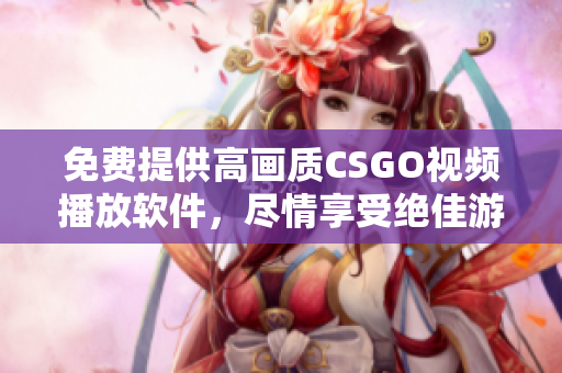 免費(fèi)提供高畫質(zhì)CSGO視頻播放軟件，盡情享受絕佳游戲畫質(zhì)