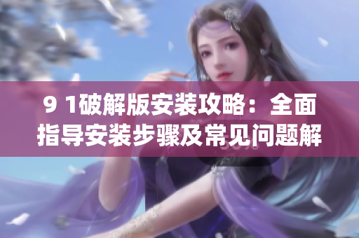 9 1破解版安裝攻略：全面指導(dǎo)安裝步驟及常見問題解決(1)