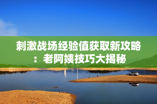 刺激戰(zhàn)場(chǎng)經(jīng)驗(yàn)值獲取新攻略：老阿姨技巧大揭秘