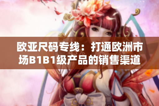 歐亞尺碼專線：打通歐洲市場B1B1級產(chǎn)品的銷售渠道