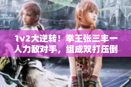 1v2大逆轉(zhuǎn)！拳王張三豐一人力敵對(duì)手，組成雙打壓倒性勝利