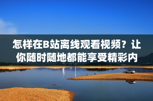 怎樣在B站離線觀看視頻？讓你隨時(shí)隨地都能享受精彩內(nèi)容(1)