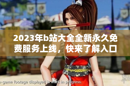 2023年b站大全全新永久免費(fèi)服務(wù)上線，快來了解入口位置