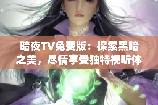 暗夜TV免費(fèi)版：探索黑暗之美，盡情享受獨(dú)特視聽(tīng)體驗(yàn)(1)