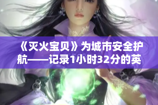 《滅火寶貝》為城市安全護(hù)航——記錄1小時(shí)32分的英雄拯救歷程