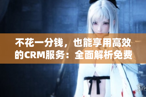 不花一分錢，也能享用高效的CRM服務(wù)：全面解析免費的CRM系統(tǒng)