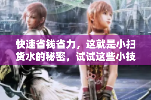 快速省錢省力，這就是小掃貨水的秘密，試試這些小技巧！