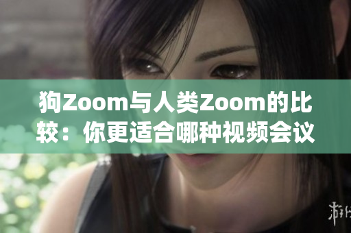 狗Zoom與人類Zoom的比較：你更適合哪種視頻會議工具？(1)