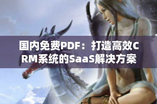 國內(nèi)免費PDF：打造高效CRM系統(tǒng)的SaaS解決方案
