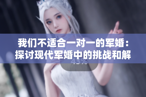 我們不適合一對一的軍婚：探討現(xiàn)代軍婚中的挑戰(zhàn)和解決方案