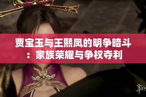 賈寶玉與王熙鳳的明爭(zhēng)暗斗：家族榮耀與爭(zhēng)權(quán)奪利